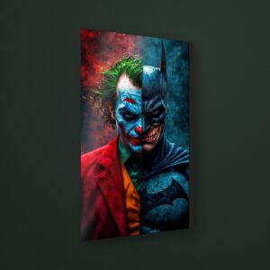 Cuadro joker en MDF con vinil brillante – Salto Producciones Guatemala