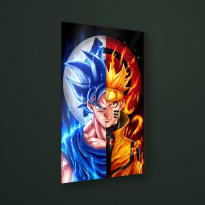 Cuadro naruto goku en MDF con vinil brillante – Salto Producciones Guatemala