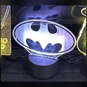 Lámpara LED 3D batman – Salto Producciones Guatemala