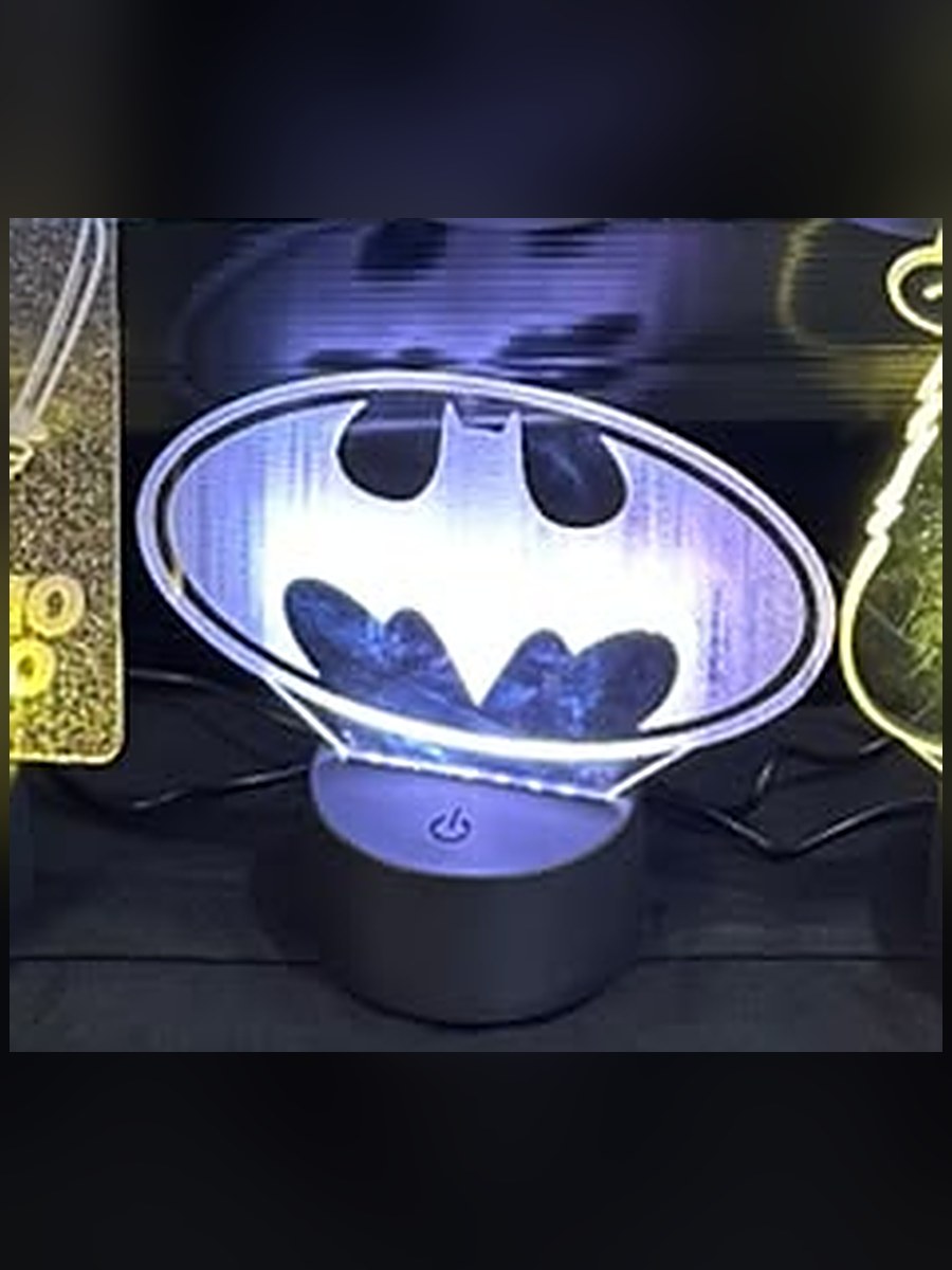 Lámpara LED 3D batman – Salto Producciones Guatemala