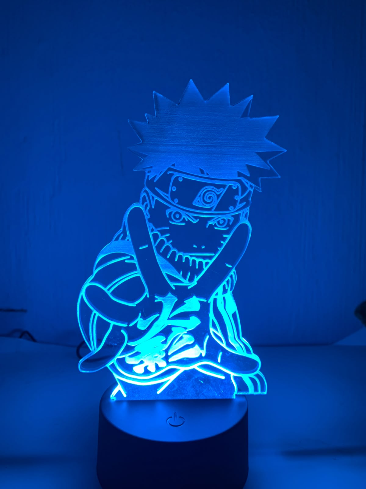 Lámpara LED 3D naruto – Salto Producciones Guatemala
